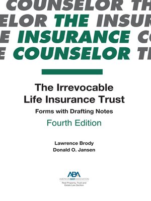 cover image of The Irrevocable Life Insurance Trust